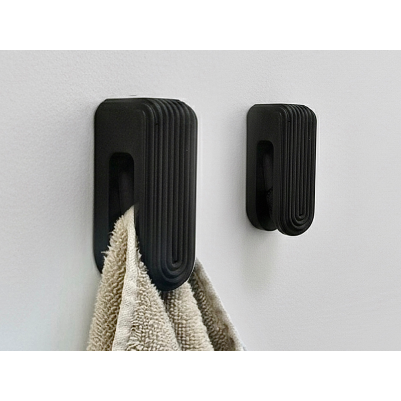 3D-Wandaufhänger für Handtücher & Bademäntel – Minimalistisches Design