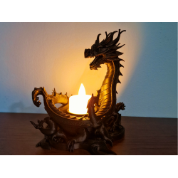 3D-Drachenlampe – Dekorative LED-Lampe für Zuhause