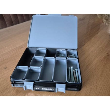 3D-gedruckte Organizer Box XL – Viel Stauraum für Büro & Werkstatt